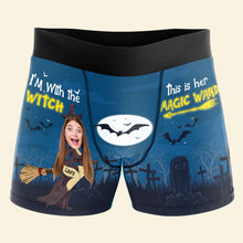 Load image into Gallery viewer, Personalized Magic Wand Men's Boxer Shorts Boxer Briefs PopCulturePrints