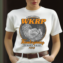 Load image into Gallery viewer, Vintage WKRP Thanksgiving Turkey Drop Sweatshirt Shirts PopCulturePrints
