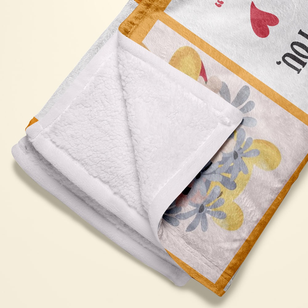 Custom Grandma Blanket with Beloved Characters Blanket PopCulturePrints