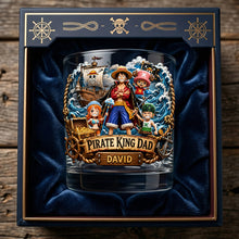 Load image into Gallery viewer, "Adventure Awaits: Customizable Pirate King Dad Glass - Perfect Gift for Dads, Grandpas & Adventure Lovers"