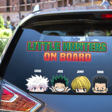 Load image into Gallery viewer, Little Hunters On Board Personalized Car Decal Decal Sticker PopCulturePrints