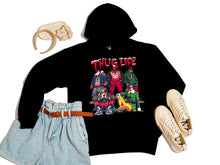 Load image into Gallery viewer, Hip Hop Christmas Crewneck Sweatshirt Shirts PopCulturePrints