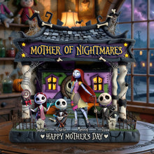 Load image into Gallery viewer, “Celebrate the Spooky Side of Motherhood!” - Custom Spooky Mom And Kids Acrylic Plaque - Unique Gift for Mom, Grandma, and More Shaped Plaques PopCulturePrints