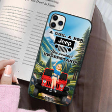 Load image into Gallery viewer, Personalized Jeep Spare Tire Cover - Freedom on Four Wheels Design Phone Case PopCulturePrints