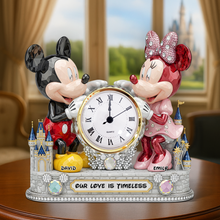 Load image into Gallery viewer, Our Love is Timeless - Personalized Desk Clock for Couples Clock Plaques PopCulturePrints