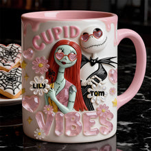 Load image into Gallery viewer, Cute Spooky Couple Coffee Mug – Personalized Gifts For Couples Coffee Mug PopCulturePrints