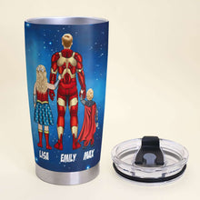 Load image into Gallery viewer, Marvelous Father Personalized Superhero Coffee Mug Tumbler Cup PopCulturePrints