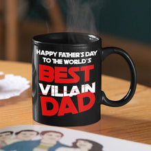 Load image into Gallery viewer, Personalized World's Best Villain Dad Coffee Mug - Father's Day Minion Design Coffee Mug PopCulturePrints