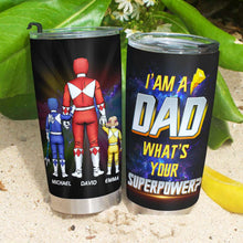 Load image into Gallery viewer, Super Dad Personalized Tumbler - 20oz Tumbler Cup PopCulturePrints