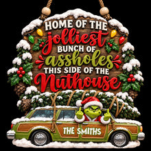 Load image into Gallery viewer, Home Of The Jolliest Acrylic Sign - Personalized Christmas Gift for Fun-Loving Families
