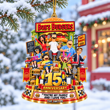 Load image into Gallery viewer, 15th Anniversary Christmas Ornament - Personalized Gift for Family and Friends Ornament PopCulturePrints