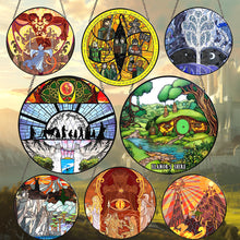 Load image into Gallery viewer, Personalized Fantasy Novel & Movie Inspired Stained Glass Ornament - Various Locations Suncatcher Suncatcher PopCulturePrints