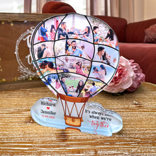 Load image into Gallery viewer, Personalized Hot Air Balloon Acrylic Plaque for Couples Decorative Plaques PopCulturePrints