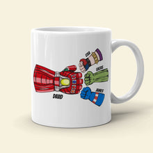 Load image into Gallery viewer, Legendaddy Personalized Fist Bump Mug - Gift for World's Coolest Dad Coffee Mug PopCulturePrints
