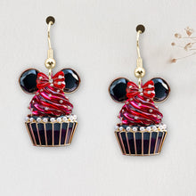 Load image into Gallery viewer, Cute Cupcakes Earrings - Personalized Gifts For Cartoon Lovers Earrings PopCulturePrints