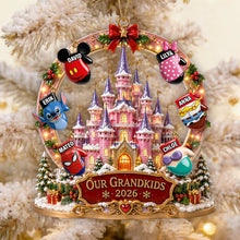 Load image into Gallery viewer, “Our Grandkids - A Magical Memory” - Personalized Acrylic Ornament - Perfect Gift for Grandparents, Family, or Friends