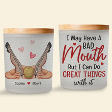 Load image into Gallery viewer, Personalized Naughty Candle - Fun & Cheeky Design for Valentine's Day Gifts Scented Candle PopCulturePrints