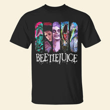 Load image into Gallery viewer, Beetlejuice Horror Movie Retro Halloween T-Shirt Shirts PopCulturePrints