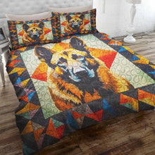 Load image into Gallery viewer, German Shepherd Christmas Quilt Bed Set - Perfect Gift for Dog Lovers Blanket PopCulturePrints