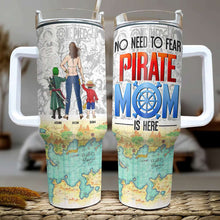 Load image into Gallery viewer, Personalized Pirate Mom Adventure Tumbler Tumbler Cup PopCulturePrints