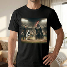 Load image into Gallery viewer, "May the Force Be with You on the Field" - Baseball Parody Shirt - Personalized Gift for Star Wars Fans, Sports Lovers Shirts PopCulturePrints