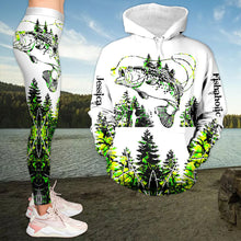 Load image into Gallery viewer, Custom Fishing Lover's Hoodie & Leggings Set AOP Products PopCulturePrints