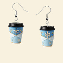 Load image into Gallery viewer, Coffee Princess Earrings - Personalized Gifts for a Magical Touch Earrings PopCulturePrints