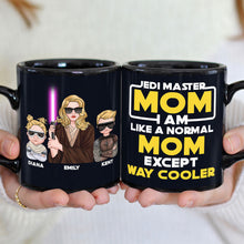 Load image into Gallery viewer, Jedi Master Mom - Personalized Cool Mom Coffee Mug Coffee Mug PopCulturePrints