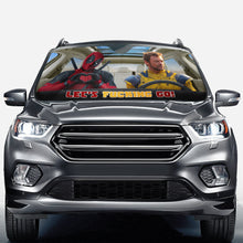 Load image into Gallery viewer, Epic Road Trip - Superhero Car Sunshade Car Sunshade PopCulturePrints