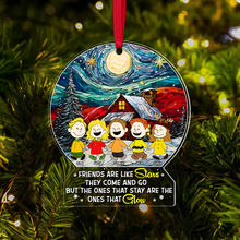 Load image into Gallery viewer, Personalized Christmas Star Friends Acrylic Ornament Ornament PopCulturePrints