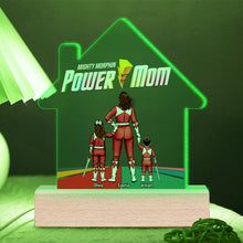 Load image into Gallery viewer, Custom LED Light: Power Mom Tribute Led Night Light PopCulturePrints