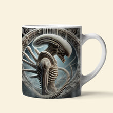 Load image into Gallery viewer, Xenomorph Love Coffee Mug - Perfect Gift for Sci-Fi Fans Coffee Mug PopCulturePrints