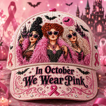 Load image into Gallery viewer, "In October We Wear Pink" - Personalized Classic Cap for Strong Breast Cancer Squad - Meaningful Gift for Women