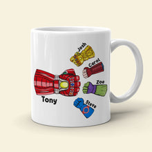 Load image into Gallery viewer, Personalized Superhero Dad Mug - You're Simply the Best Coffee Mug PopCulturePrints