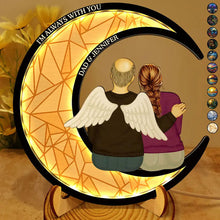 Load image into Gallery viewer, I'm Always With You - Personalized LED Light Wooden Plaque LED Light Wooden Plaque PopCulturePrints