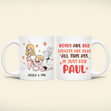 Load image into Gallery viewer, Personalized Couple Coffee Mug - All This Ass Is Just For You Coffee Mug PopCulturePrints