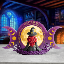 Load image into Gallery viewer, Embrace the Magic: Personalized Witch Plaque - Custom Gifts for Magic Lovers Shaped Plaques PopCulturePrints