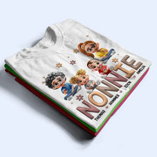 Load image into Gallery viewer, Grandma's Joy: Personalized Cartoon T-Shirt - Gift for Grandma, Perfect for Mother's Day T-shirt PopCulturePrints