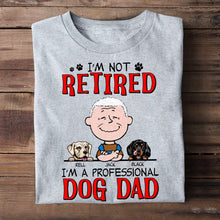 Load image into Gallery viewer, Personalized Dog Lover T-Shirt - Professional Dog Dad Gift Shirts PopCulturePrints