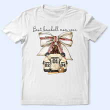Load image into Gallery viewer, Best Baseball Mom Ever - Personalized T-Shirt for Loving Moms T-shirt PopCulturePrints