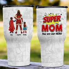 Load image into Gallery viewer, Super Mom Personalized Tumbler Cup - Hero Edition Tumbler Cup PopCulturePrints