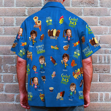 Load image into Gallery viewer, Personalized Hawaiian Shirt for Dad with Custom Photos Hawaiian Shirts PopCulturePrints