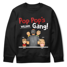 Load image into Gallery viewer, “Grandpa’s Gang – A Unique Tribute to Family!” - Personalized T-Shirt - Custom Gift for Grandfathers and Family Members T-shirt PopCulturePrints