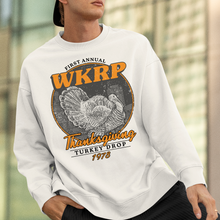 Load image into Gallery viewer, Vintage WKRP Thanksgiving Turkey Drop Sweatshirt Shirts PopCulturePrints