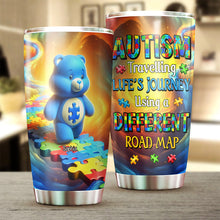 Load image into Gallery viewer, “A Unique Journey Awaits” - Personalized Kid Tumbler - Custom Gift for Children with Autism Tumbler Cup PopCulturePrints