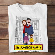 Load image into Gallery viewer, Personalized Cartoon Family Sweatshirt - Custom Family Gift Shirts PopCulturePrints