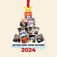 Load image into Gallery viewer, Custom Christmas Ornament for American Football Fans - Personalized 2024 Design Ornament PopCulturePrints