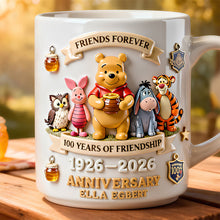 Load image into Gallery viewer, "Friends Forever" - Personalized Friendship Anniversary Coffee Mug - Custom Gift for Friends, Besties, and Celebrations Coffee Mug PopCulturePrints