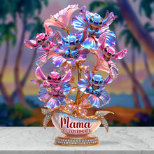 Load image into Gallery viewer, “Mama of Blue Aliens, a Universe of Love!” - Acrylic Plaque, Personalized Gift for Moms and Grandmas Shaped Plaques PopCulturePrints