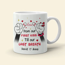 Load image into Gallery viewer, Personalized Couple Mug - Romantic Valentine's Day Gifts with Names Coffee Mug PopCulturePrints